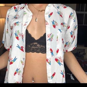 macaw button down